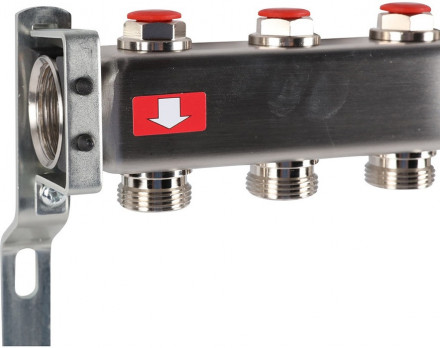Для отопления Rommer 1&quot;/3/4&quot;x10 с запорными клапанами (RMS-3200-000010)