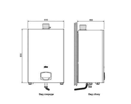 Настенный газовый котел Ferroli FORCE W 120 (0MDSEAWA)