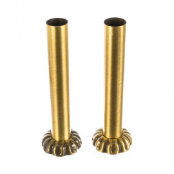 Комплект декоративных трубок SR Rubinetterie Ретро 160хD 18-20-1/2 бронза