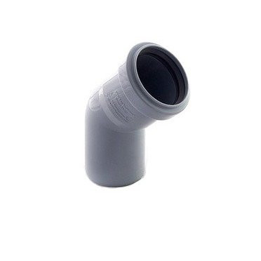 Отвод канализационный Политэк 40 угол 45