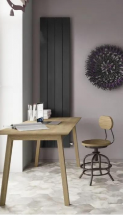 Алюминиевый радиатор STOUT Oscar 1800 6 секций (цвет 2748 cod.07 черный)