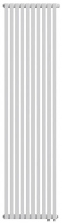 Стальной трубчатый радиатор 2-колончатый Royal Thermo Shift Q30 VC2180 - 10 секц. RAL9016, нижнее 1/2
