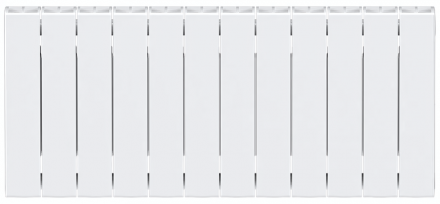 Биметаллический радиатор Rifar SUPReMO 350 х 6 секц НП прав (VR)