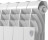 Биметаллический радиатор Royal Thermo Biliner 350 VD 12 секц. Bianco Traffico