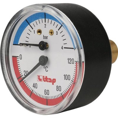 Термоманометр Itap осевое подключение 1/2&quot; (ART 485)