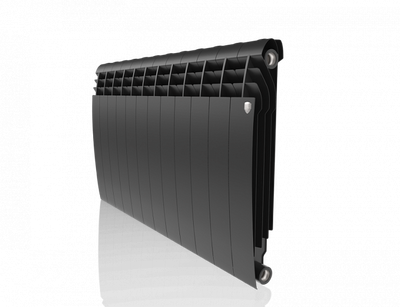 Биметаллический радиатор Royal Thermo Biliner 500 VD 12 секц. Noir Sable