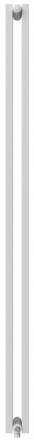 Стальной трубчатый радиатор 2-колончатый Royal Thermo Shift Q30 VC2180 - 12 секц. RAL9016, нижнее 1/2
