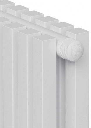 Стальной трубчатый радиатор 2-колончатый Royal Thermo Shift Q30 VC2180 - 12 секц. RAL9016, нижнее 1/2