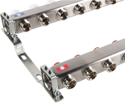 Для отопления Rommer 1&quot;/3/4&quot;x11 с запорными клапанами (RMS-3200-000011)