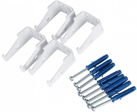 Стальной трубчатый радиатор 2-колончатый Rommer RST 2030/10 нижнее правое подключение RAL9016