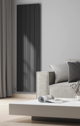 Алюминиевый радиатор STOUT Oscar 2000 4 секции (цвет 2748 cod.07 черный)