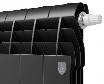 Биметаллический радиатор Royal Thermo BiLiner 350 /Noir Sable VR - 8 секц.