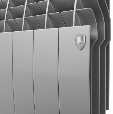 Биметаллический радиатор Royal Thermo BiLiner 350 /Silver Satin VR - 10 секц.