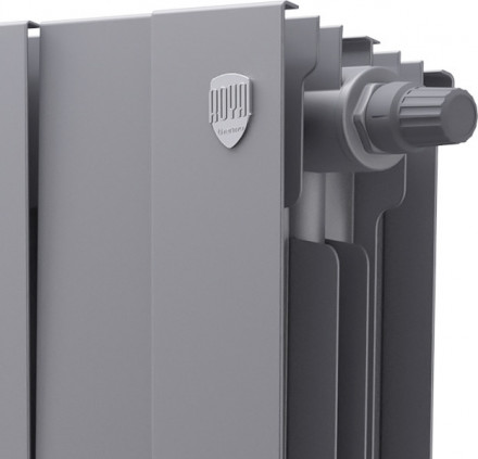 Биметаллический радиатор Royal Thermo Pianoforte 300 VD 6 секц. Silver Satin