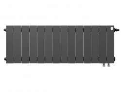 Биметаллический радиатор отопления Royal Thermo PianoForte 300 14 секций Noir Sable VDR