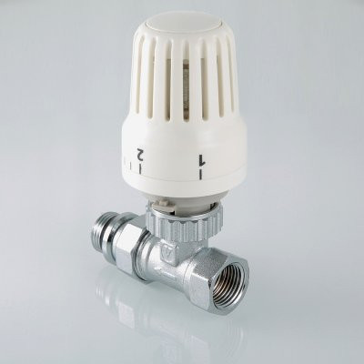 Клапан с термостатической головкой для радиатора прямой Valtec 1/2 VT.048.N.04