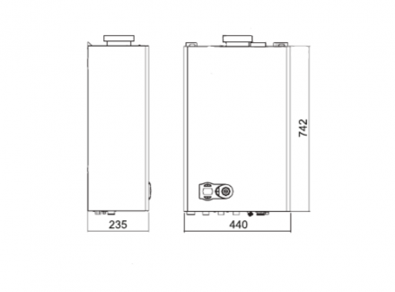 Настенный газовый котел Ferroli FORTUNA F 18 (GCKG4KYA)