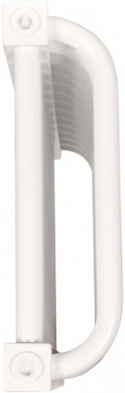 Стальной трубчатый радиатор 2-колончатый Rommer RST 2030/20 боковое подключение RAL9016