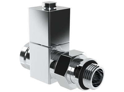Ручной регулировки вентиль Royal Thermo прямой, CUBE (хром) 1/2