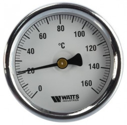 Термометр биметаллический с погружной гильзой Watts F+R801 (T) 80/50 (1/2&quot;,160&quot;С)