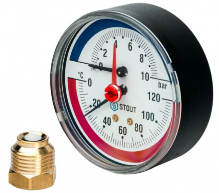 Термоманометр STOUT SIM-0005-801015