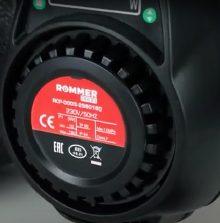Насос для отопления Rommer ER 25/80-180 с гайками