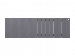 Биметаллический радиатор отопления Royal Thermo PianoForte 300 16 секций Silver Satin