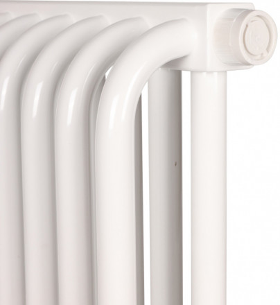 Стальной трубчатый радиатор 2-колончатый Rommer RST 2030/22 боковое подключение RAL9016