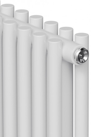 Стальной трубчатый радиатор 2-колончатый Royal Thermo Shift R22 C2050 - 12 секц. RAL9016, боковое 1/2