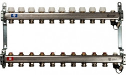 Коллектор с запорными клапанами STOUT SMS-0932-000010