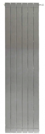 Алюминиевый радиатор STOUT Oscar 2000 6 секций (цвет 2676 cod.08 серый)