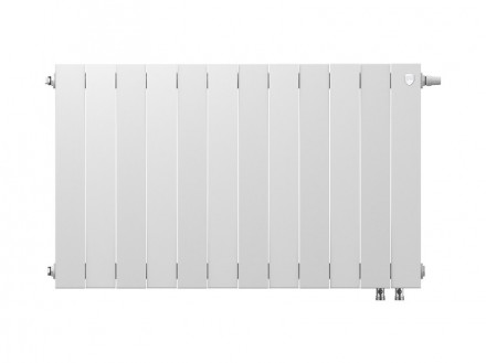 Биметаллический радиатор Royal Thermo Pianoforte 500 VDR 12 секц. Bianco Traffico