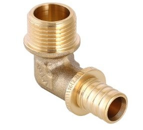 Угольник аксиальный VALTEC 16х1/2 VTm.453.G.001604 с переходом на наружную резьбу