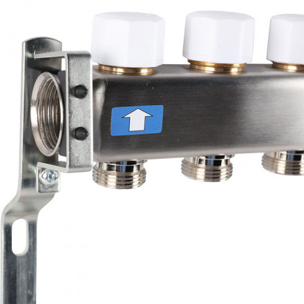 Для отопления Rommer 1&quot;/3/4&quot;x12 с запорными клапанами (RMS-3201-000012)