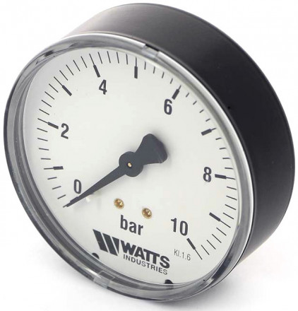 Манометр аксиальный Watts F+R100(MDA) 80/10x1/4&quot;