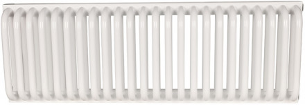 Стальной трубчатый радиатор 2-колончатый Rommer RST 2030/24 боковое подключение RAL9016