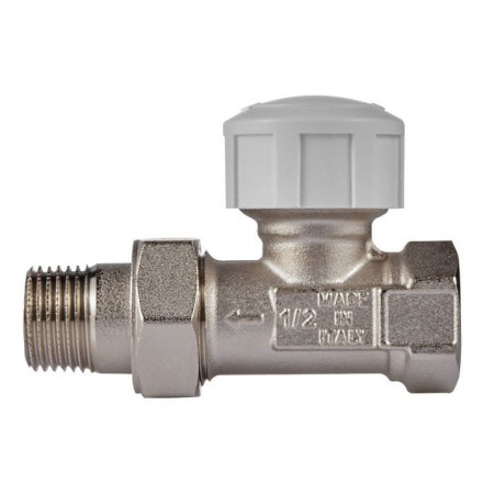 Набор термостатический Royal Thermo прямой М30х1,5 1/2&quot; (никель)