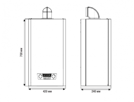 Настенный газовый котел Kentatsu Nobby Balance Plus 18-2CS