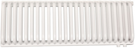 Стальной трубчатый радиатор 2-колончатый Rommer RST 2030/24 нижнее правое подключение RAL9016