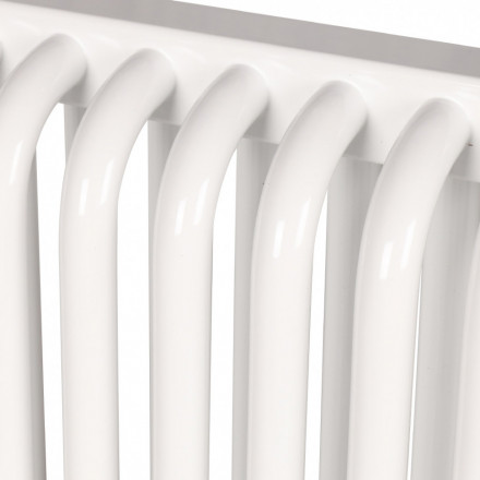 Стальной трубчатый радиатор 2-колончатый Rommer RST 2030/24 нижнее правое подключение RAL9016