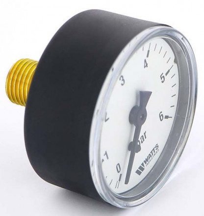 Манометр аксиальный Watts F+R100(MDA) 80/6x1/4&quot;
