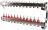 Для отопления Rommer 1&quot;/3/4&quot;x12 с расходомерами (RMS-1201-000012)