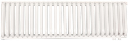 Стальной трубчатый радиатор 2-колончатый Rommer RST 2030/27 нижнее правое подключение RAL9016