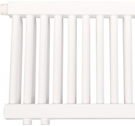 Стальной трубчатый радиатор 2-колончатый Rommer RST 2030/27 нижнее правое подключение RAL9016