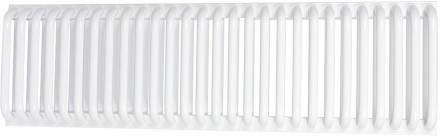 Стальной трубчатый радиатор 2-колончатый Rommer RST 2030/28 боковое подключение RAL9016