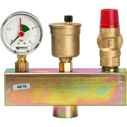 Манометр аксиальный Watts F+R101(MHA) 63/4x3/8&quot;