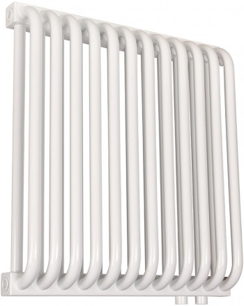 Стальной трубчатый радиатор 2-колончатый Rommer RST 2050/12 нижнее правое подключение RAL9016