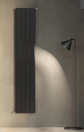 Алюминиевый радиатор STOUT Sebino 1800 6 секций (цвет 2748 cod.07 черный)