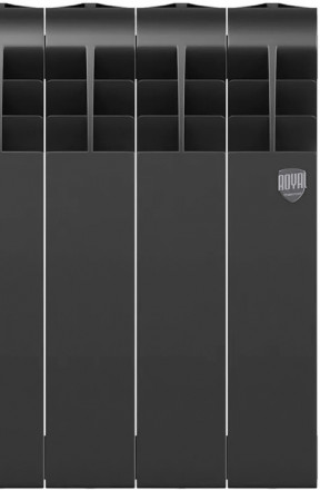 Биметаллический радиатор Royal Thermo BiLiner 350 Noir Sable VR80 - 6 секц.