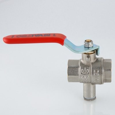 Кран шаровый для подключения датчика температуры Valtec 1 VT.247.N.06